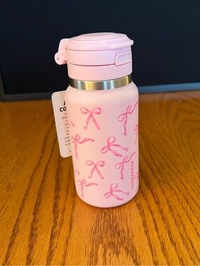 Hydrapeak 7 oz. Pink & Dark Pink Ribbon Insulated Water Bottle